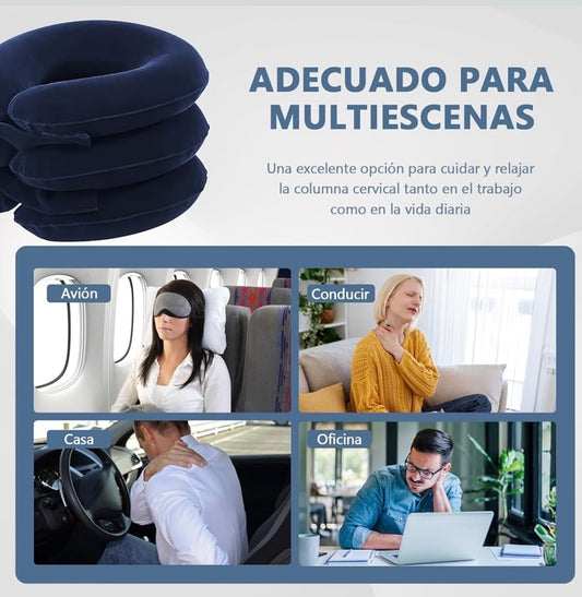 ✨ Dispositivo de Tracción Cervical Inflable