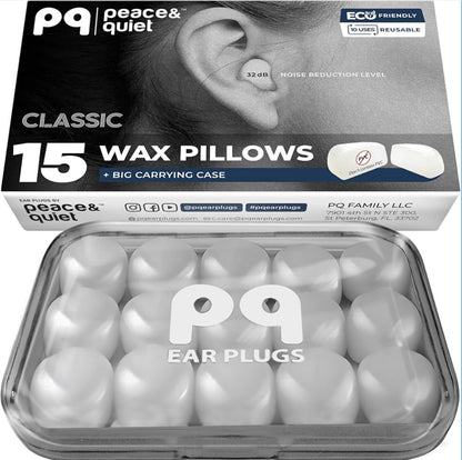 ✨ Tapones de Cera Silicona para oídos PQ