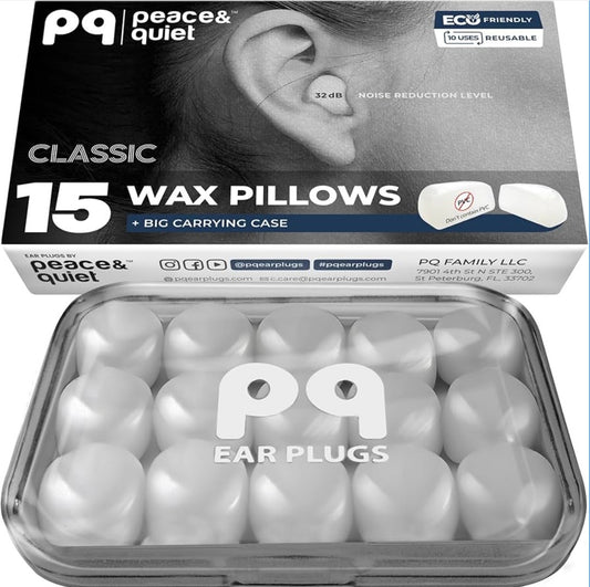✨ Tapones de Cera Silicona para oídos PQ
