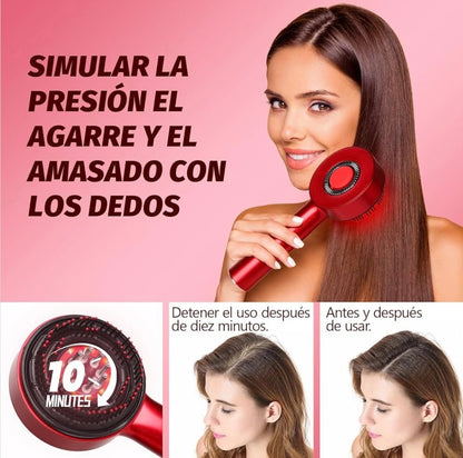 🧠 Masajeador Eléctrico de Cuero Cabelludo IPX7