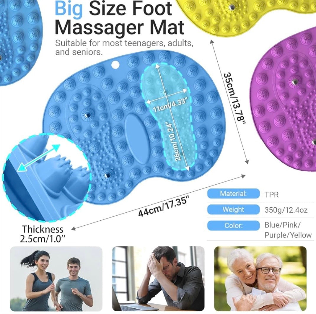 👣Alfombrilla de silicona para masaje de pies