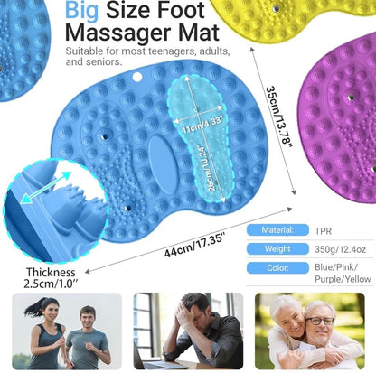 👣Alfombrilla de silicona para masaje de pies