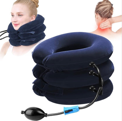✨ Dispositivo de Tracción Cervical Inflable