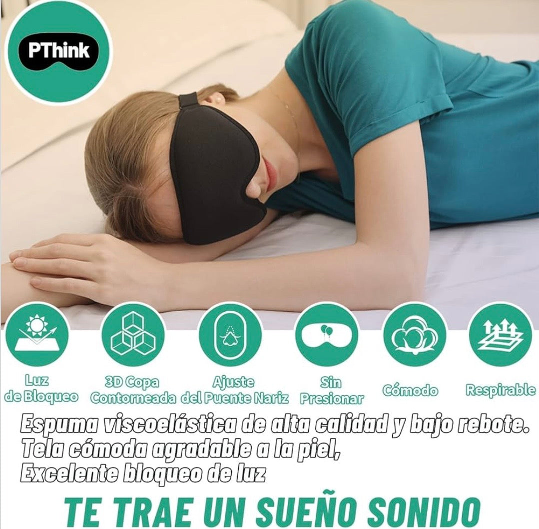 ✨ Antifaz para Dormir 3D Contorneado