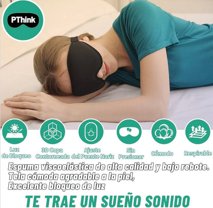 ✨ Antifaz para Dormir 3D Contorneado
