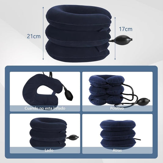 ✨ Dispositivo de Tracción Cervical Inflable