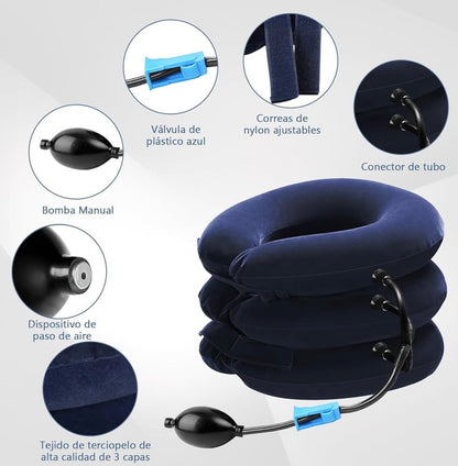 ✨ Dispositivo de Tracción Cervical Inflable