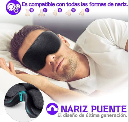✨ Antifaz para Dormir 3D Contorneado