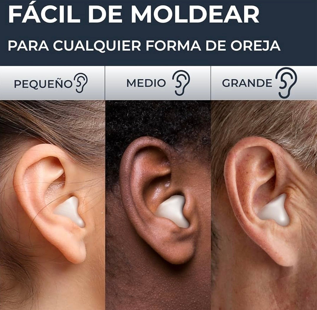 ✨ Tapones de Cera Silicona para oídos PQ