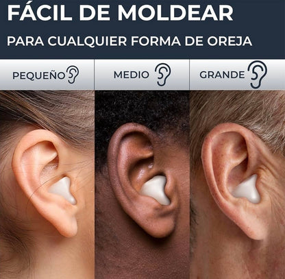✨ Tapones de Cera Silicona para oídos PQ