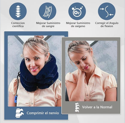 ✨ Dispositivo de Tracción Cervical Inflable