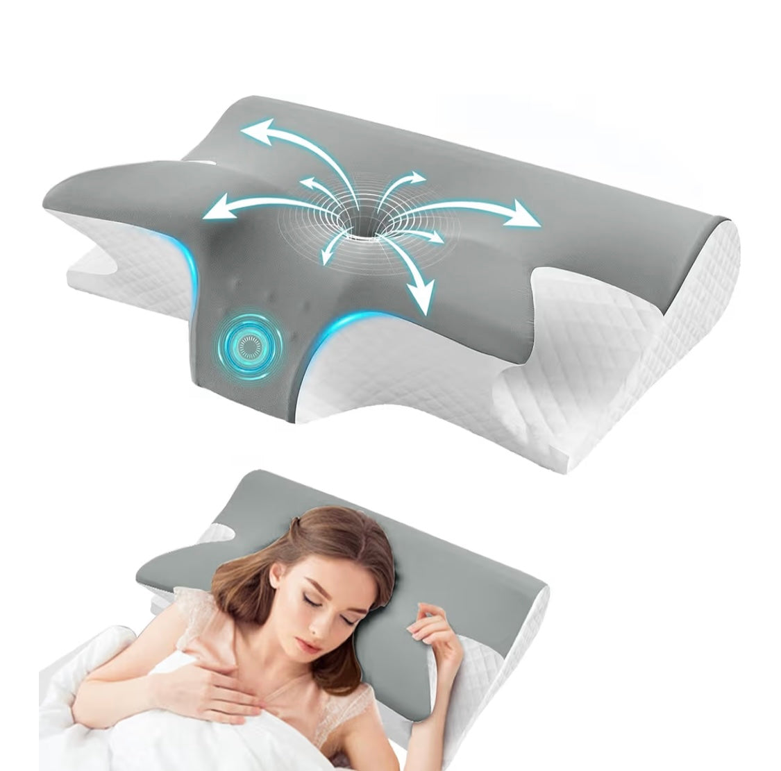 🛏️ Almohada Cervical Ortopédica Ergonómica