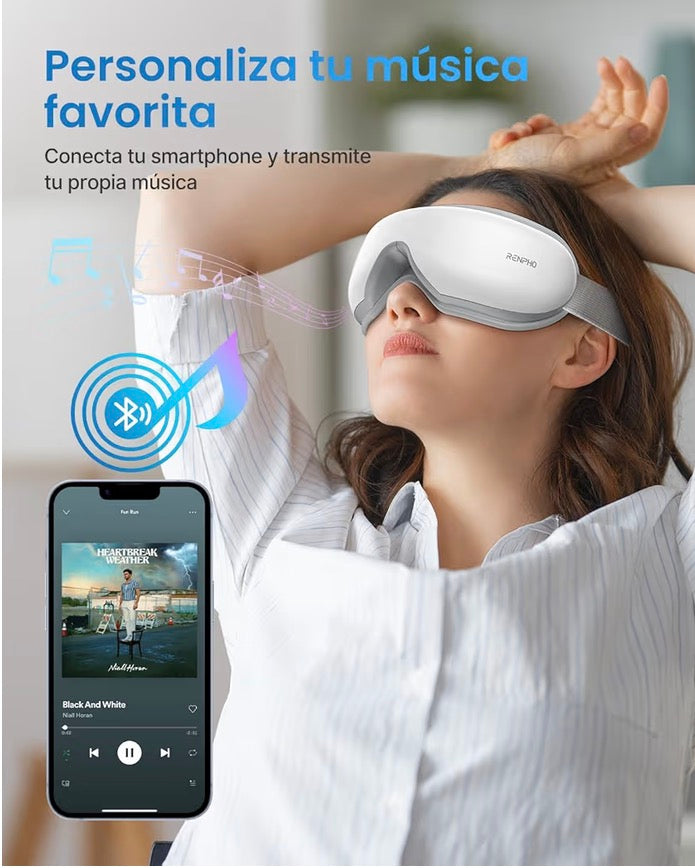 💆🏻‍♂️ RENPHO Masajeador de Ojos- Bluetooth