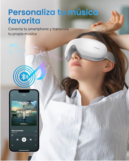 💆🏻‍♂️ RENPHO Masajeador de Ojos- Bluetooth