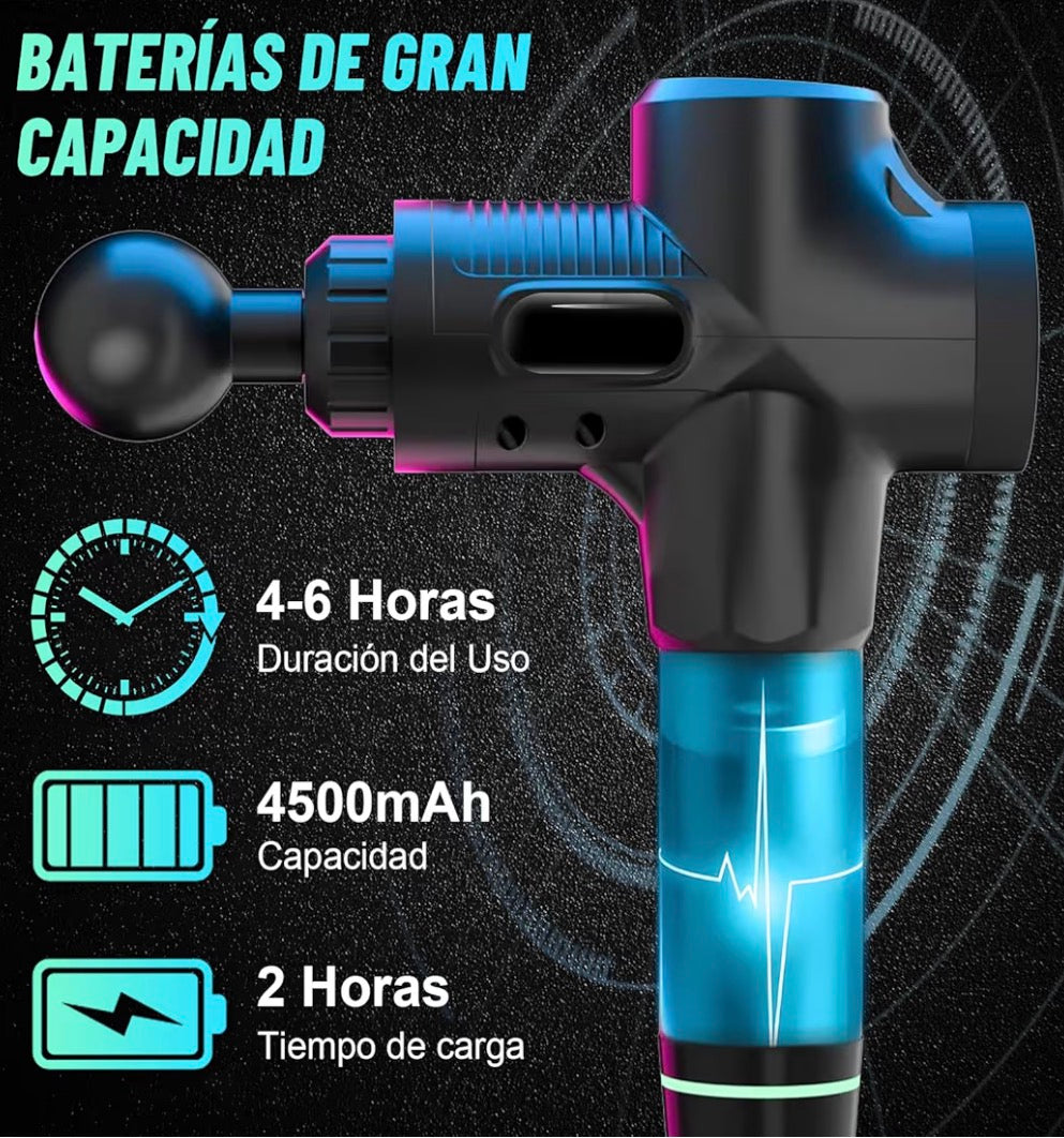 🔫 MusclePro X – Pistola de Masaje Profesional