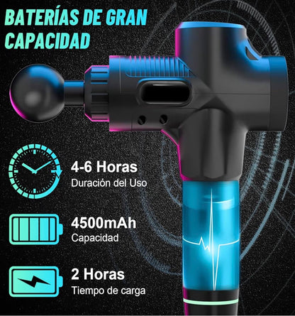 🔫 MusclePro X – Pistola de Masaje Profesional