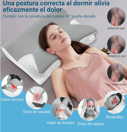 🛏️ Almohada Cervical Ortopédica Ergonómica