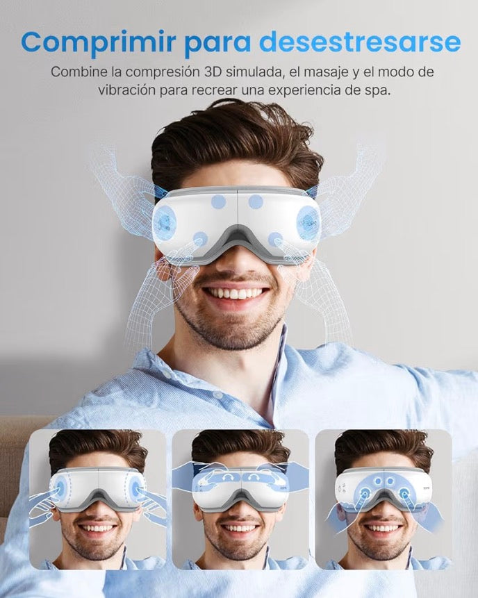 💆🏻‍♂️ RENPHO Masajeador de Ojos- Bluetooth